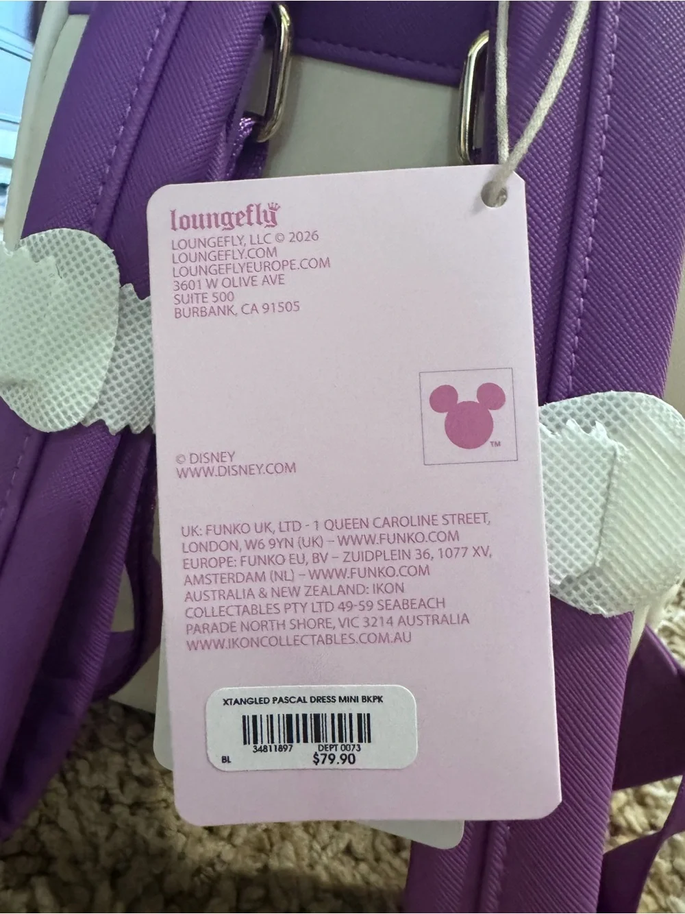 Loungefly mini backpack